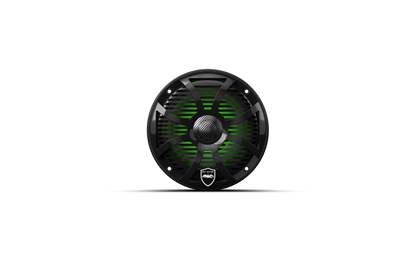 REVO 6 SW-B V3 | REVO Series 6.5-inch High-Output Component Style Coaxial Speakers w/ SW-Black RGB Grilles