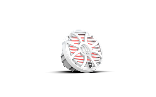 REVO 6 SW-W V3 | REVO Series 6.5-inch High-Output Component Style Coaxial Speakers w/ SW-White RGB Grilles