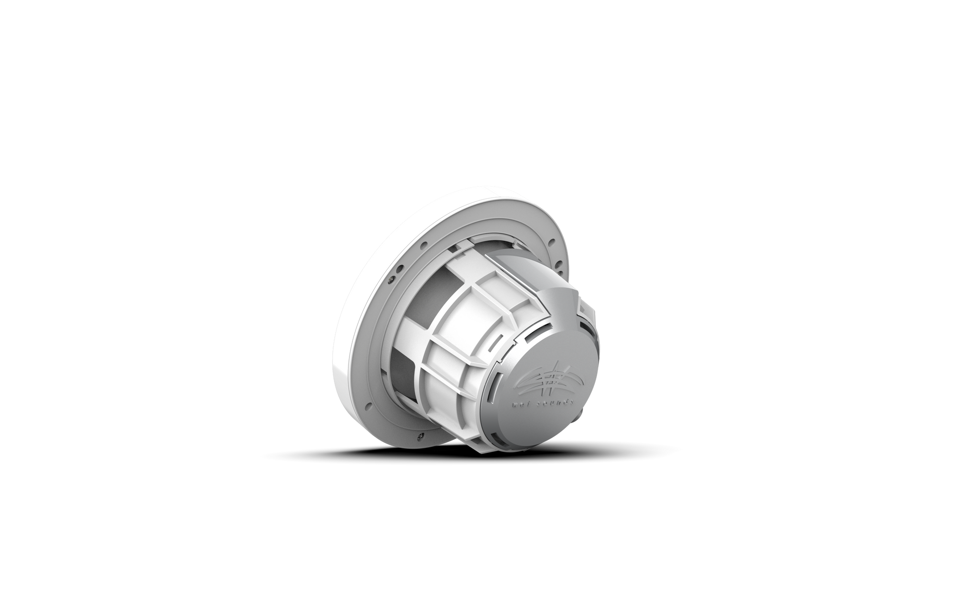 REVO 6 XS-W-SS V3 | REVO Series 6.5-inch High-Output Component Style Coaxial Speakers w/ XS-White-Stainless Steel RGB Grilles