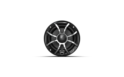 REVO 6 XS-B-SS V3 | REVO Series 6.5-inch High-Output Component Style Coaxial Speakers w/ XS-Black-Stainless Steel RGB Grilles