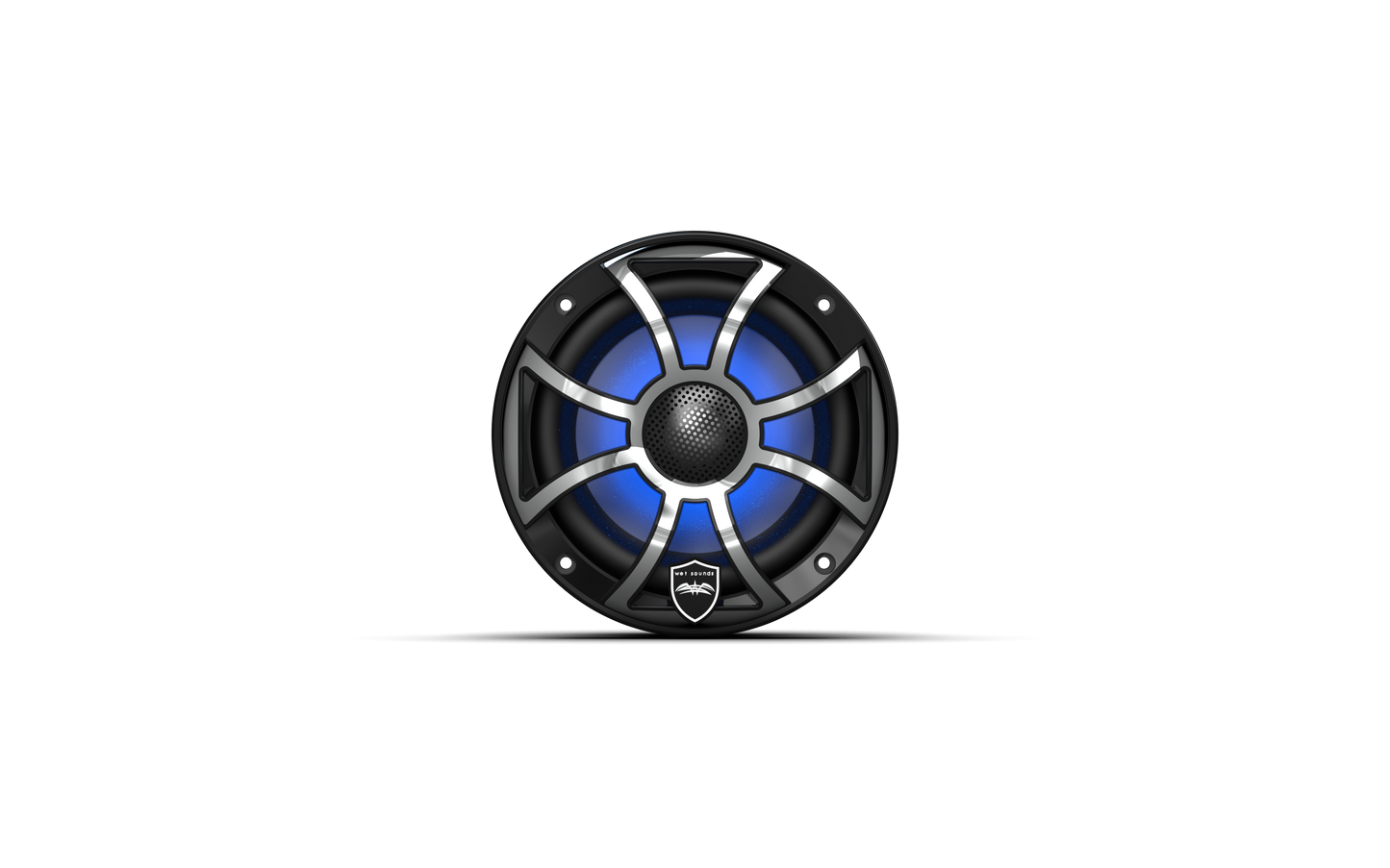 REVO 6 XS-B-SS V3 | REVO Series 6.5-inch High-Output Component Style Coaxial Speakers w/ XS-Black-Stainless Steel RGB Grilles