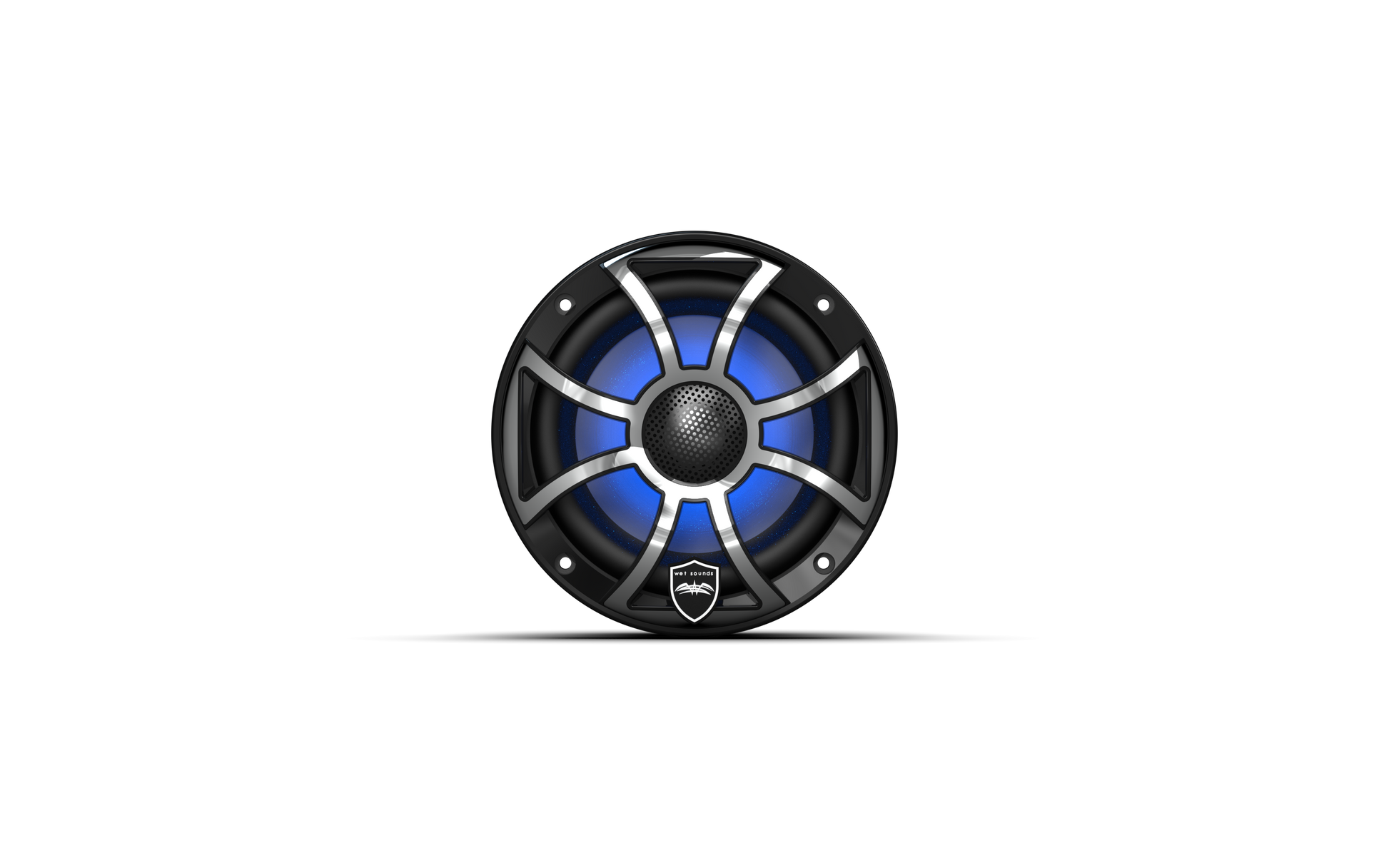 REVO 6 XS-B-SS V3 | REVO Series 6.5-inch High-Output Component Style Coaxial Speakers w/ XS-Black-Stainless Steel RGB Grilles