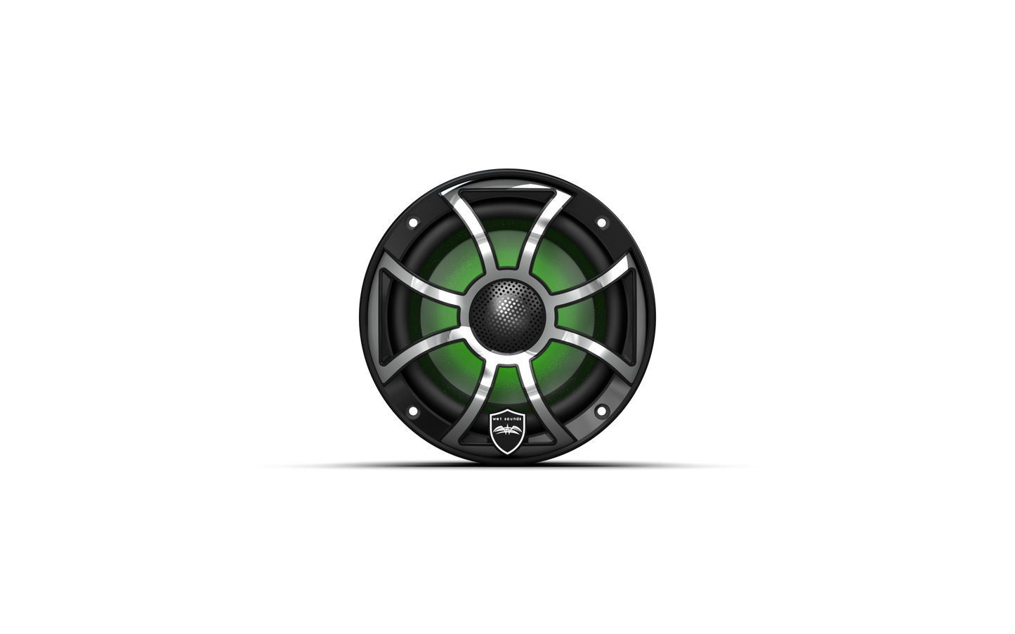 REVO 6 XS-B-SS V3 | REVO Series 6.5-inch High-Output Component Style Coaxial Speakers w/ XS-Black-Stainless Steel RGB Grilles