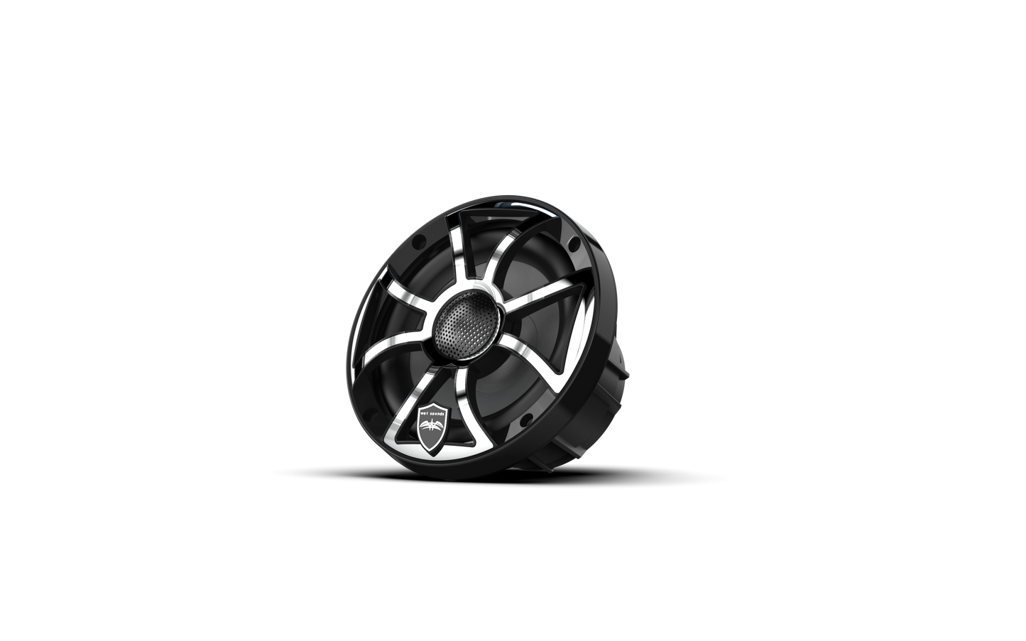 REVO 6 XS-B-SS V3 | REVO Series 6.5-inch High-Output Component Style Coaxial Speakers w/ XS-Black-Stainless Steel RGB Grilles