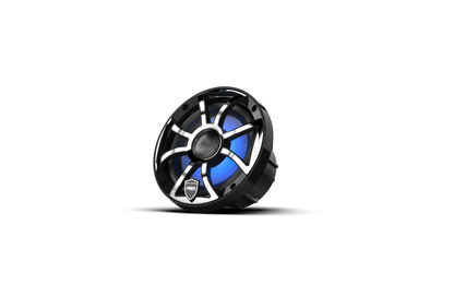 REVO 6 XS-B-SS V3 | REVO Series 6.5-inch High-Output Component Style Coaxial Speakers w/ XS-Black-Stainless Steel RGB Grilles
