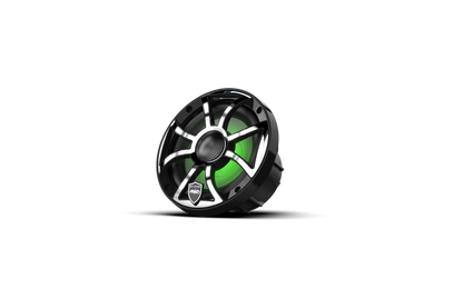 REVO 6 XS-B-SS V3 | REVO Series 6.5-inch High-Output Component Style Coaxial Speakers w/ XS-Black-Stainless Steel RGB Grilles