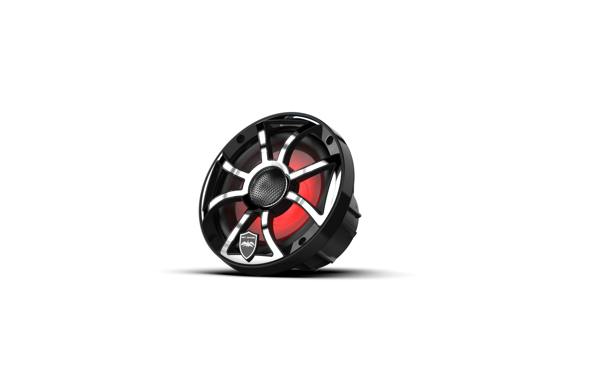 REVO 6 XS-B-SS V3 | REVO Series 6.5-inch High-Output Component Style Coaxial Speakers w/ XS-Black-Stainless Steel RGB Grilles