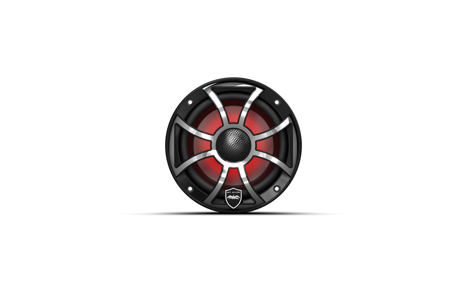 REVO 6 XS-B-SS V3 | REVO Series 6.5-inch High-Output Component Style Coaxial Speakers w/ XS-Black-Stainless Steel RGB Grilles