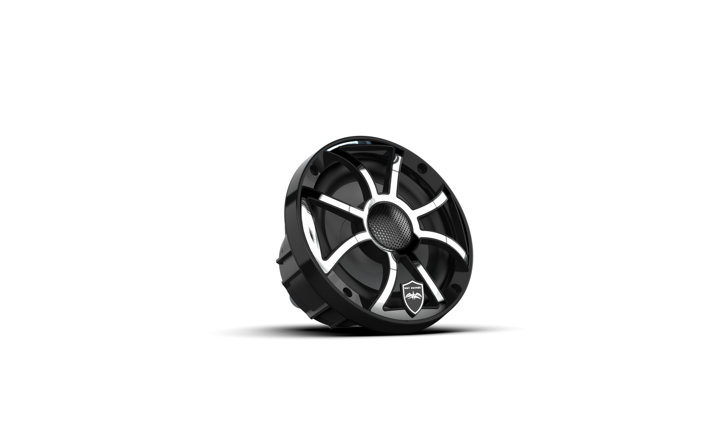 REVO 6 XS-B-SS V3 | REVO Series 6.5-inch High-Output Component Style Coaxial Speakers w/ XS-Black-Stainless Steel RGB Grilles