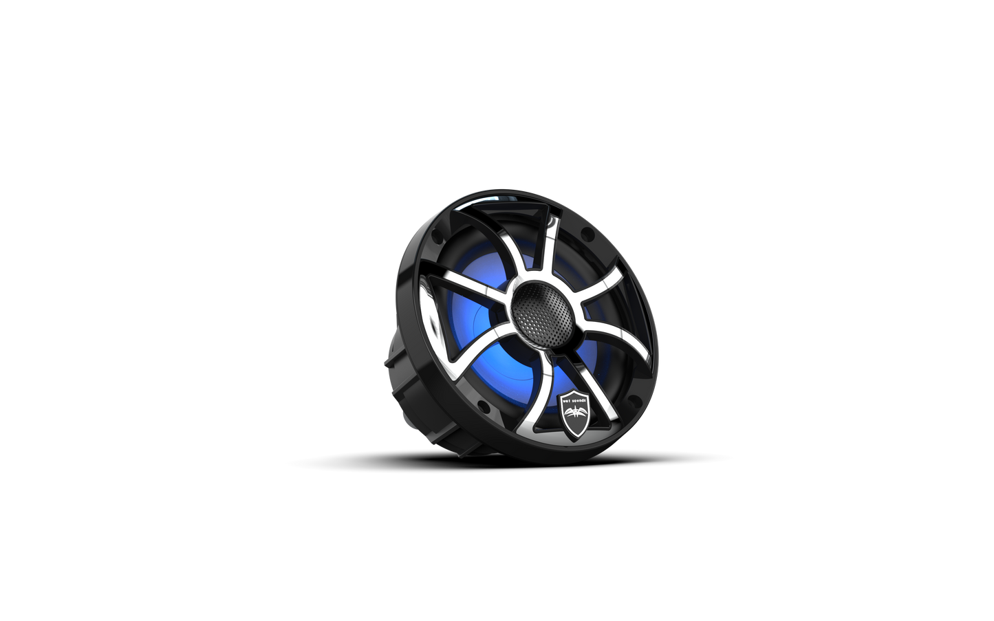 REVO 6 XS-B-SS V3 | REVO Series 6.5-inch High-Output Component Style Coaxial Speakers w/ XS-Black-Stainless Steel RGB Grilles