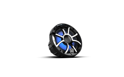 REVO 6 XS-B-SS V3 | REVO Series 6.5-inch High-Output Component Style Coaxial Speakers w/ XS-Black-Stainless Steel RGB Grilles