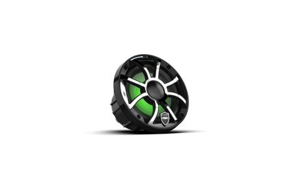 REVO 6 XS-B-SS V3 | REVO Series 6.5-inch High-Output Component Style Coaxial Speakers w/ XS-Black-Stainless Steel RGB Grilles