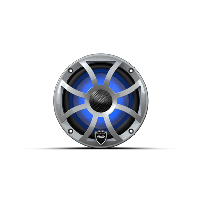 REVO 6 XS-S V3 | REVO Series 6.5-inch High-Output Component Style Coaxial Speakers w/ XS-Silver RGB Grilles