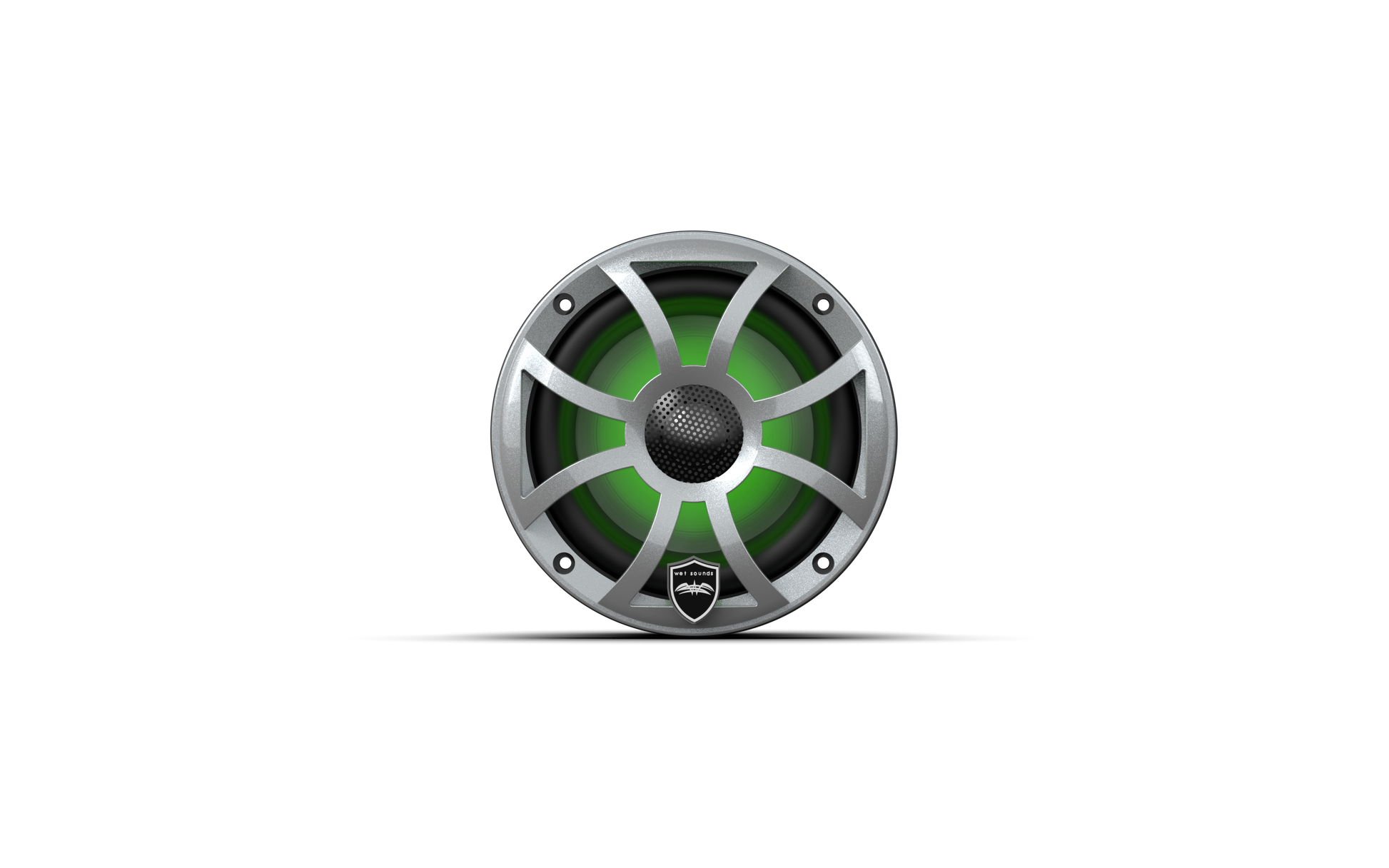 REVO 6 XS-S V3 | REVO Series 6.5-inch High-Output Component Style Coaxial Speakers w/ XS-Silver RGB Grilles