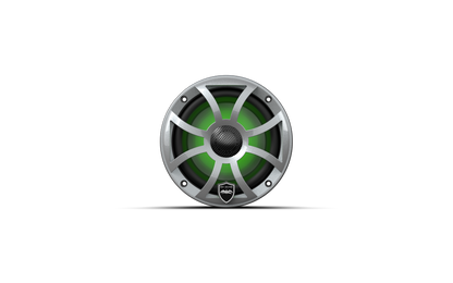 REVO 6 XS-S V3 | REVO Series 6.5-inch High-Output Component Style Coaxial Speakers w/ XS-Silver RGB Grilles