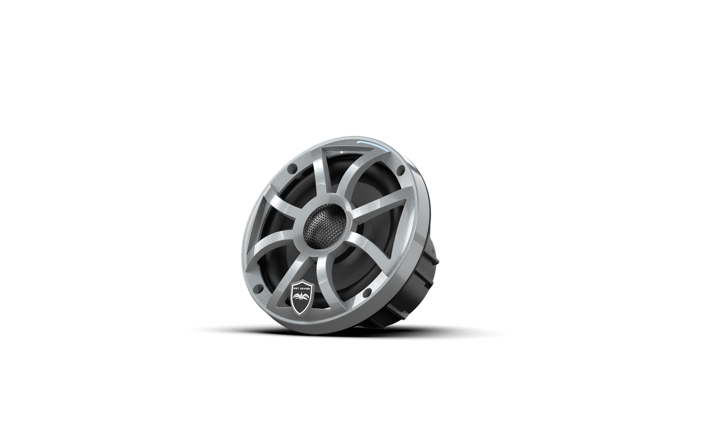 REVO 6 XS-S V3 | REVO Series 6.5-inch High-Output Component Style Coaxial Speakers w/ XS-Silver RGB Grilles