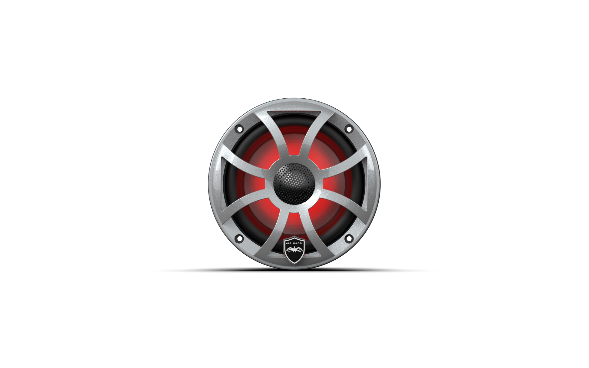 REVO 6 XS-S V3 | REVO Series 6.5-inch High-Output Component Style Coaxial Speakers w/ XS-Silver RGB Grilles