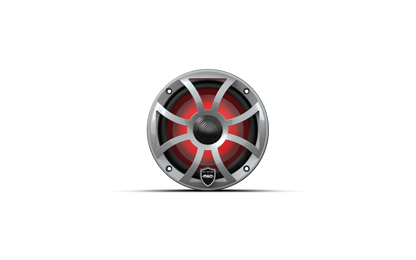 REVO 6 XS-S V3 | REVO Series 6.5-inch High-Output Component Style Coaxial Speakers w/ XS-Silver RGB Grilles