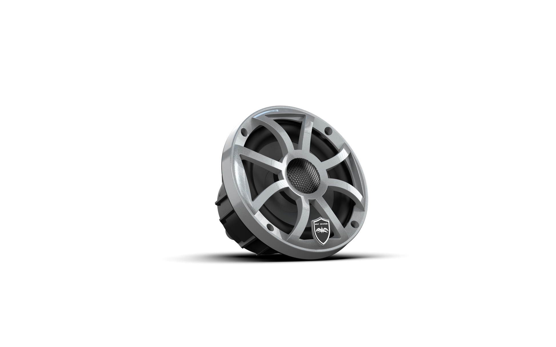 REVO 6 XS-S V3 | REVO Series 6.5-inch High-Output Component Style Coaxial Speakers w/ XS-Silver RGB Grilles