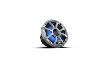 REVO 6 XS-S V3 | REVO Series 6.5-inch High-Output Component Style Coaxial Speakers w/ XS-Silver RGB Grilles