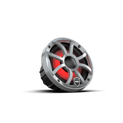 REVO 6 XS-S V3 | REVO Series 6.5-inch High-Output Component Style Coaxial Speakers w/ XS-Silver RGB Grilles