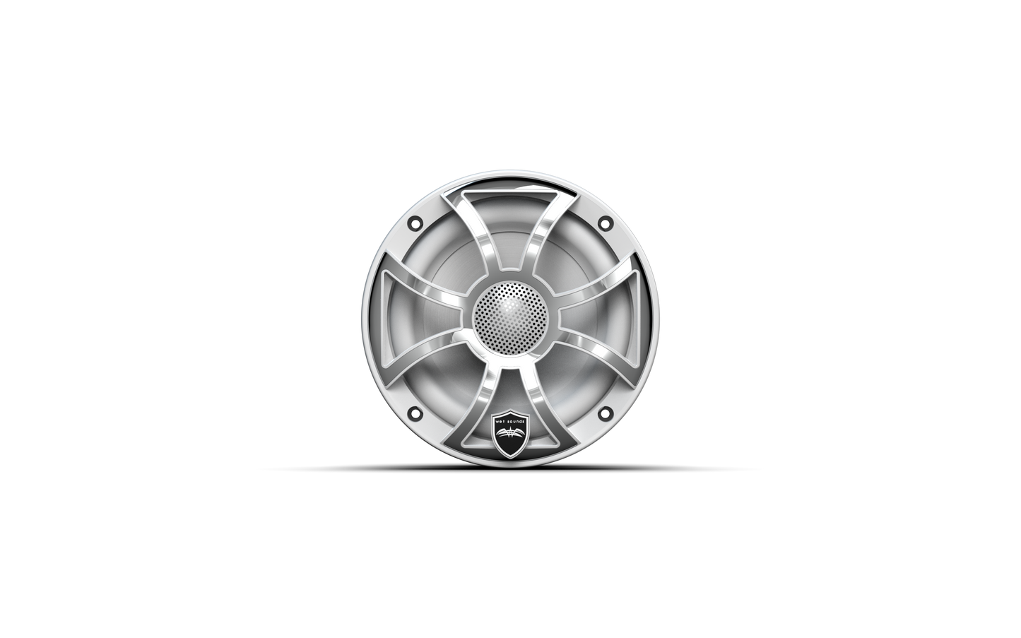 REVO 6 XS-W-SS V3 | REVO Series 6.5-inch High-Output Component Style Coaxial Speakers w/ XS-White-Stainless Steel RGB Grilles