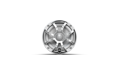 REVO 6 XS-W-SS V3 | REVO Series 6.5-inch High-Output Component Style Coaxial Speakers w/ XS-White-Stainless Steel RGB Grilles
