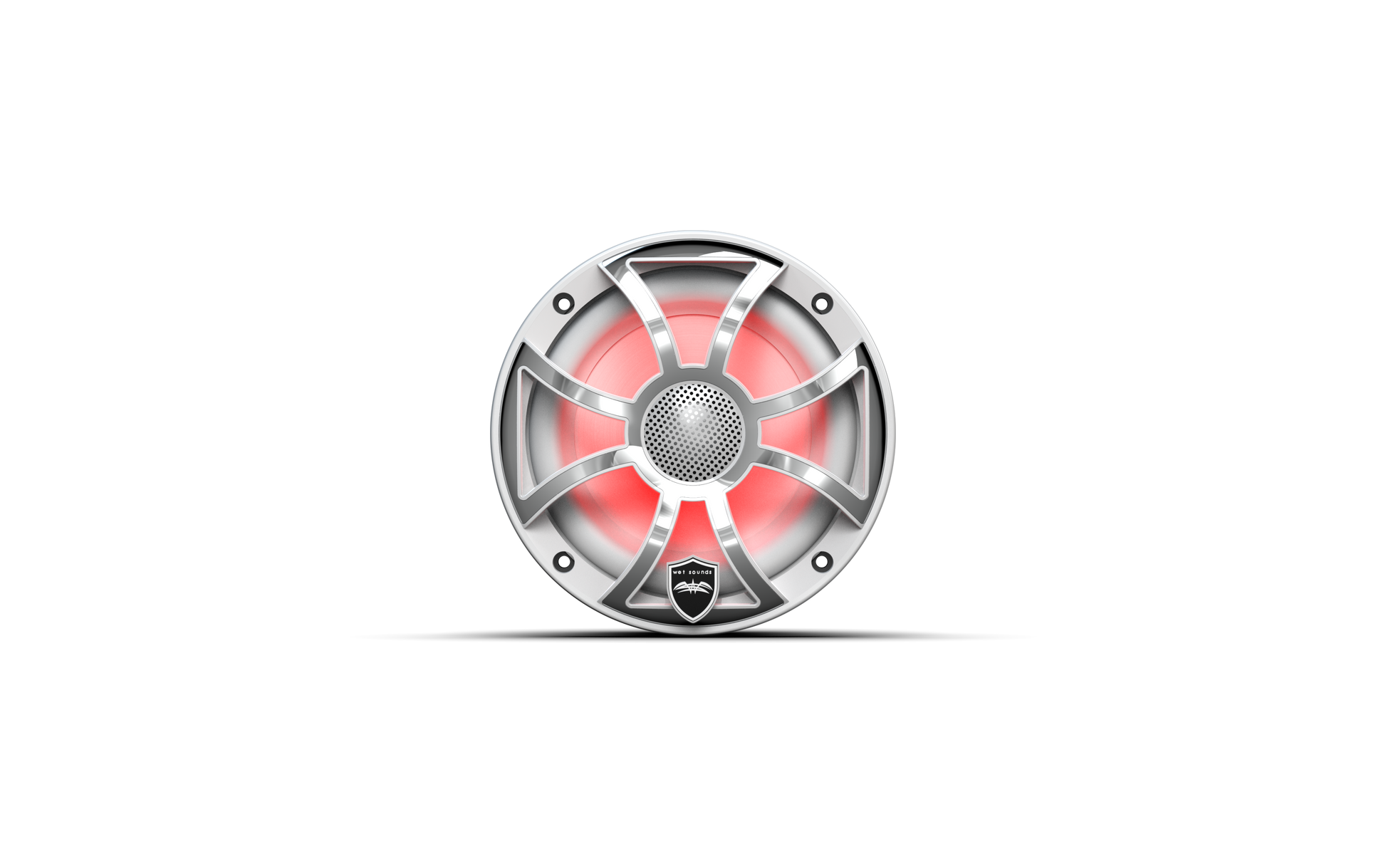 REVO 6 XS-W-SS V3 | REVO Series 6.5-inch High-Output Component Style Coaxial Speakers w/ XS-White-Stainless Steel RGB Grilles