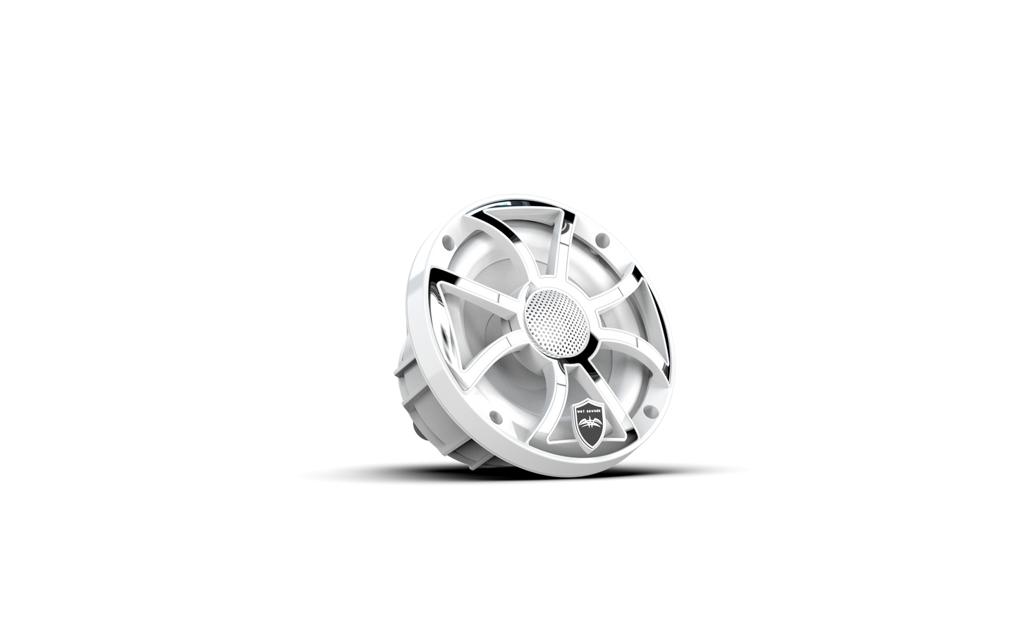 REVO 6 XS-W-SS V3 | REVO Series 6.5-inch High-Output Component Style Coaxial Speakers w/ XS-White-Stainless Steel RGB Grilles
