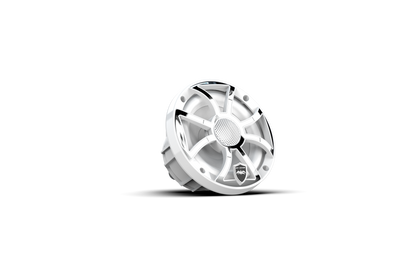 REVO 6 XS-W-SS V3 | REVO Series 6.5-inch High-Output Component Style Coaxial Speakers w/ XS-White-Stainless Steel RGB Grilles