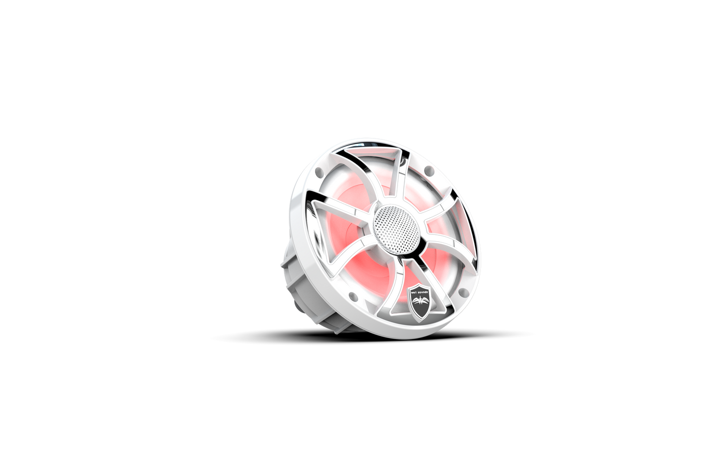REVO 6 XS-W-SS V3 | REVO Series 6.5-inch High-Output Component Style Coaxial Speakers w/ XS-White-Stainless Steel RGB Grilles