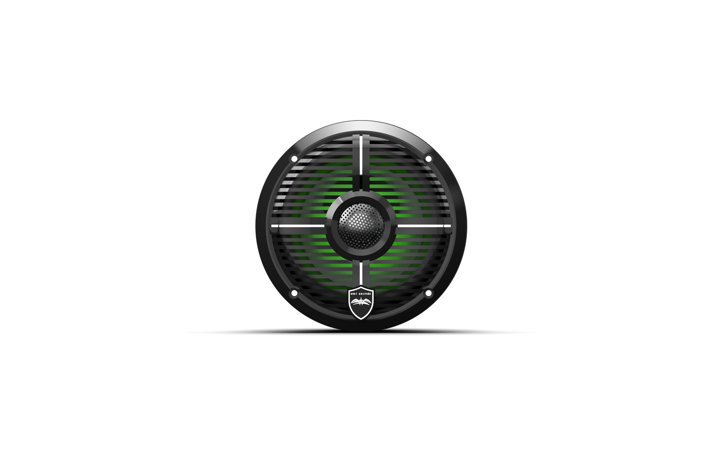 REVO 6 XW-B V3 | REVO Series 6.5-inch High-Output Component Style Coaxial Speakers w/ XW-Black RGB Grilles