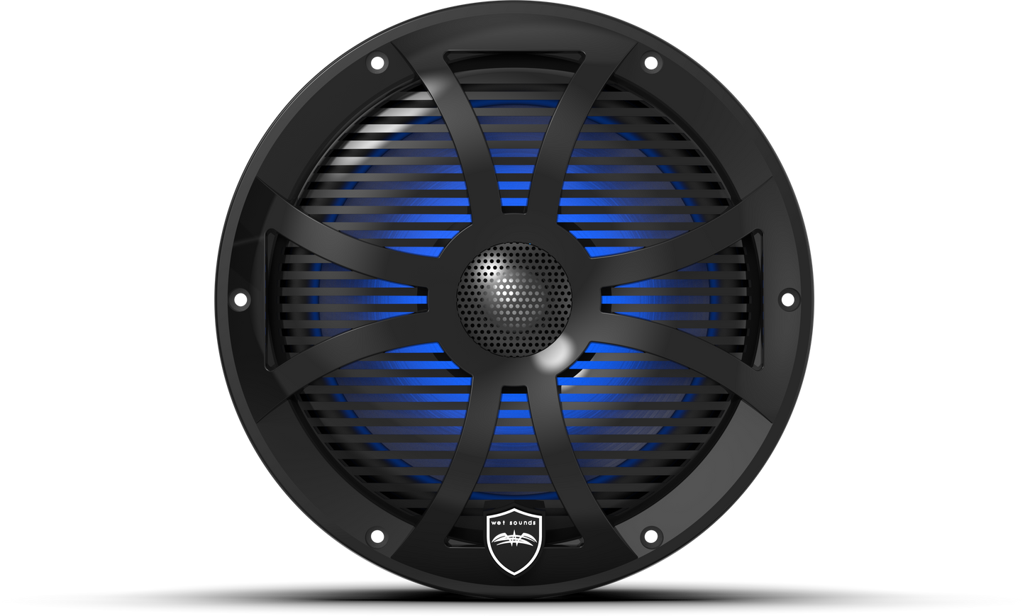 REVO 8 SW-B V3 | REVO Series 8-inch High-Output Component Style Coaxial Speakers w/ SW-Black RGB Grilles