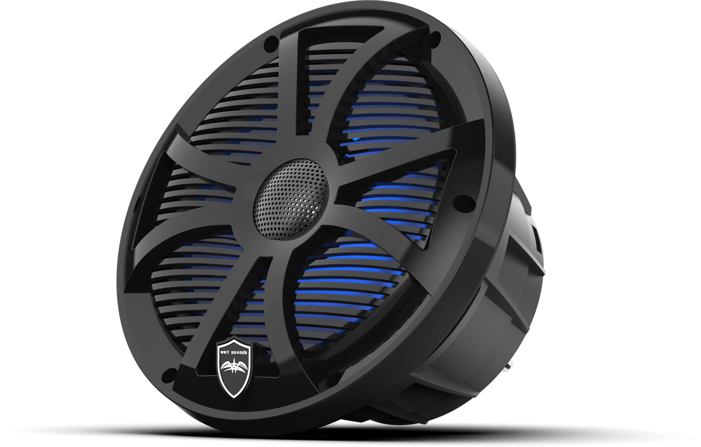 REVO 8 SW-B V3 | REVO Series 8-inch High-Output Component Style Coaxial Speakers w/ SW-Black RGB Grilles