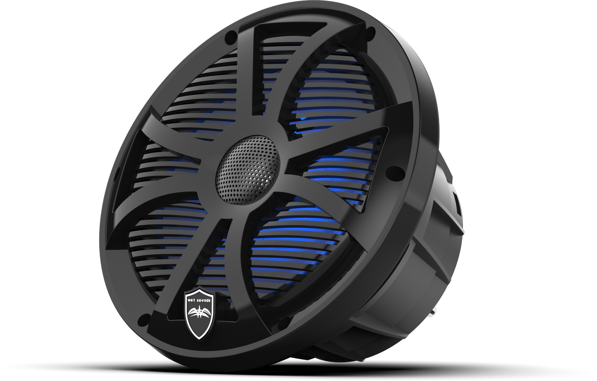 REVO 8 SW-B V3 | REVO Series 8-inch High-Output Component Style Coaxial Speakers w/ SW-Black RGB Grilles