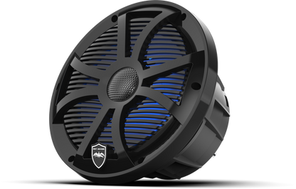 REVO 8 SW-B V3 | REVO Series 8-inch High-Output Component Style Coaxial Speakers w/ SW-Black RGB Grilles