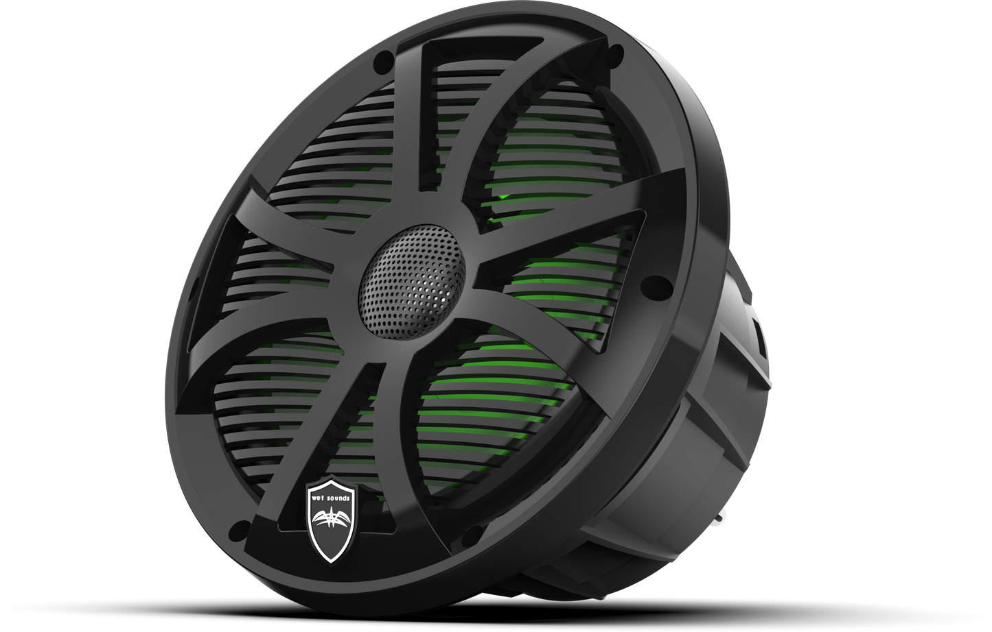 REVO 8 SW-B V3 | REVO Series 8-inch High-Output Component Style Coaxial Speakers w/ SW-Black RGB Grilles