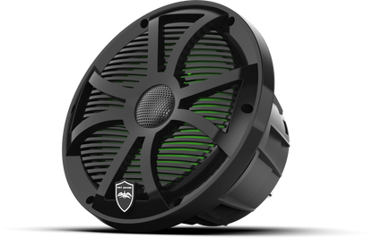 REVO 8 SW-B V3 | REVO Series 8-inch High-Output Component Style Coaxial Speakers w/ SW-Black RGB Grilles