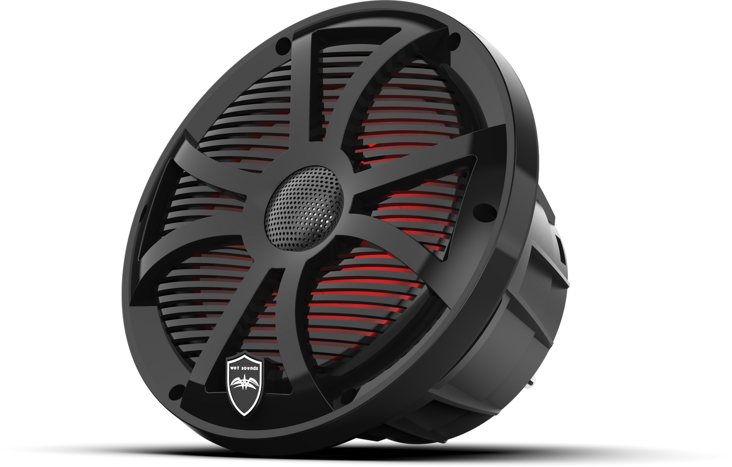 REVO 8 SW-B V3 | REVO Series 8-inch High-Output Component Style Coaxial Speakers w/ SW-Black RGB Grilles