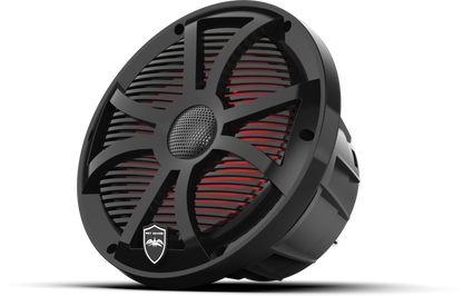 REVO 8 SW-B V3 | REVO Series 8-inch High-Output Component Style Coaxial Speakers w/ SW-Black RGB Grilles