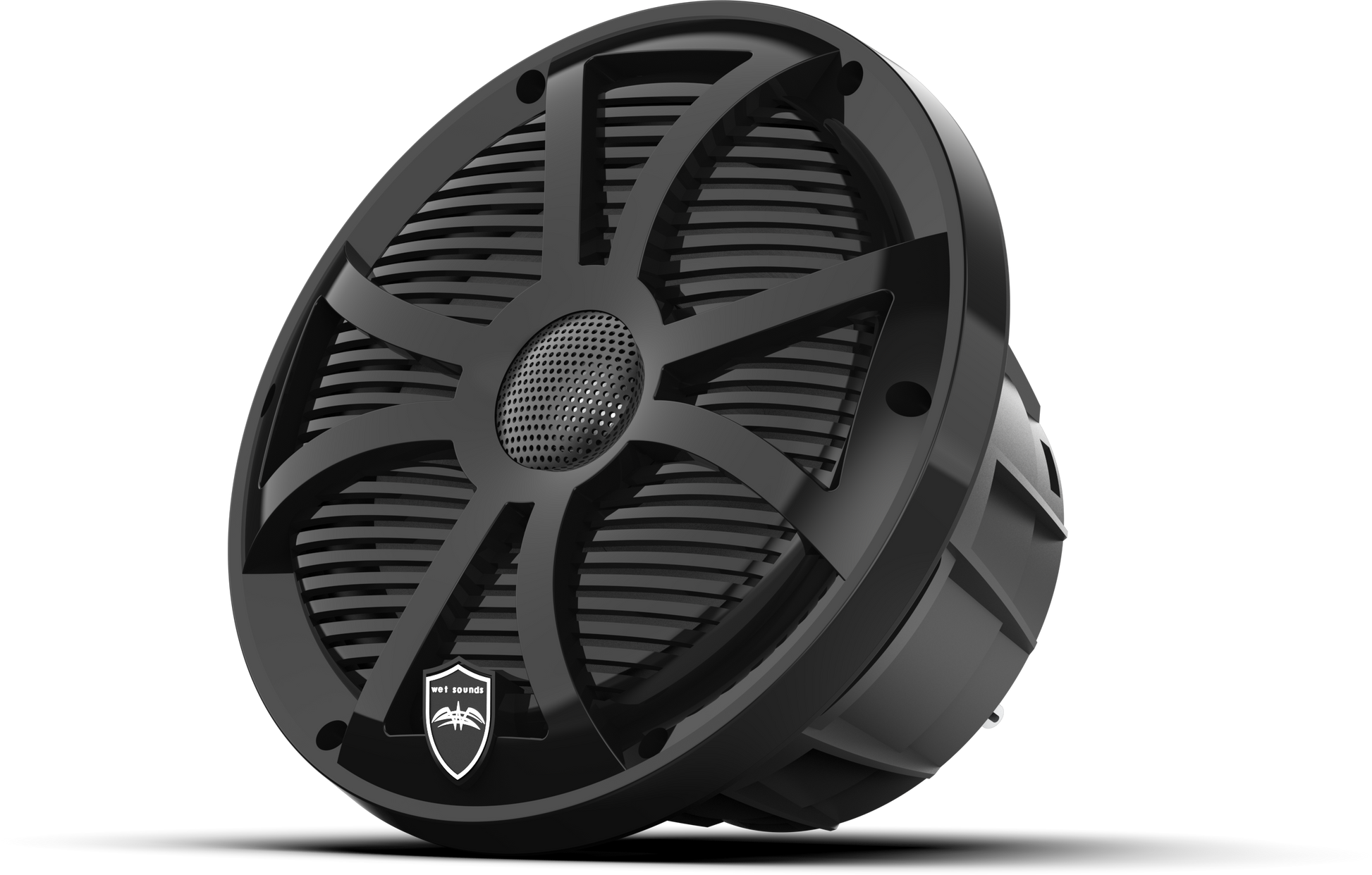 REVO 8 SW-B V3 | REVO Series 8-inch High-Output Component Style Coaxial Speakers w/ SW-Black RGB Grilles