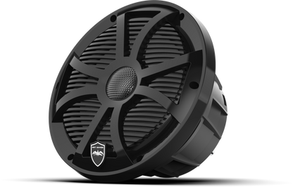 REVO 8 SW-B V3 | REVO Series 8-inch High-Output Component Style Coaxial Speakers w/ SW-Black RGB Grilles