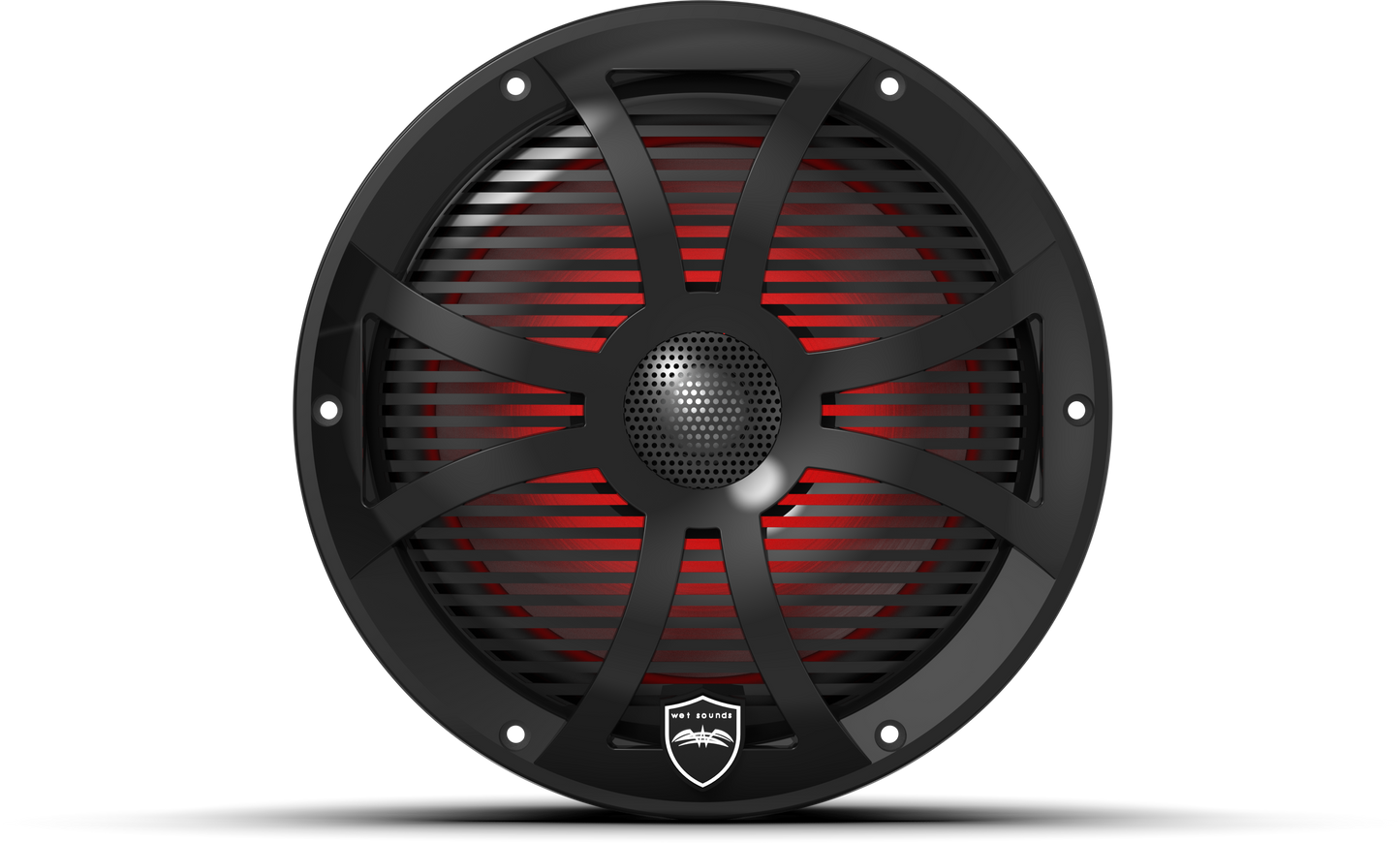 REVO 8 SW-B V3 | REVO Series 8-inch High-Output Component Style Coaxial Speakers w/ SW-Black RGB Grilles