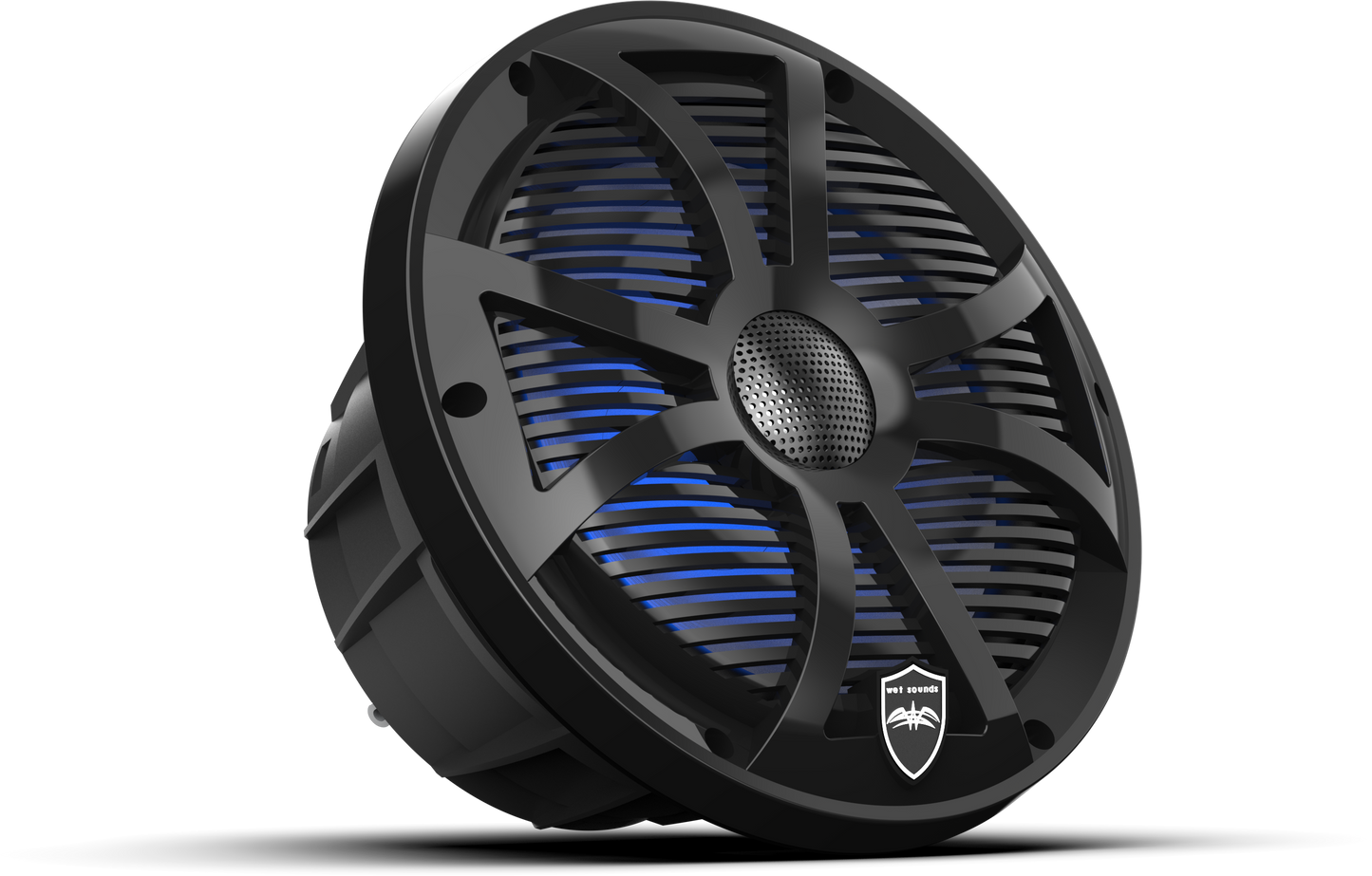 REVO 8 SW-B V3 | REVO Series 8-inch High-Output Component Style Coaxial Speakers w/ SW-Black RGB Grilles