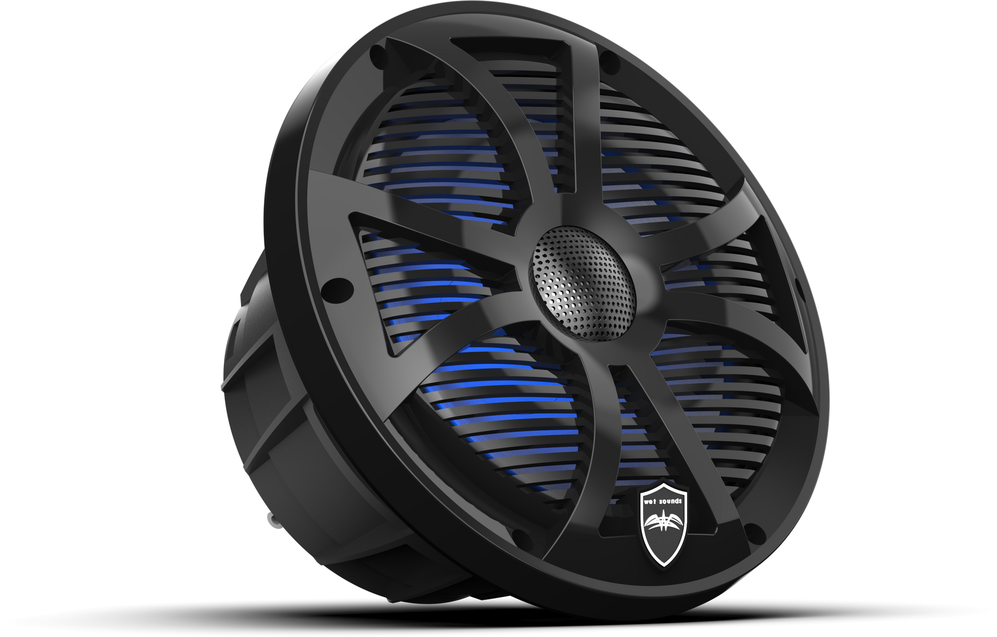 REVO 8 SW-B V3 | REVO Series 8-inch High-Output Component Style Coaxial Speakers w/ SW-Black RGB Grilles
