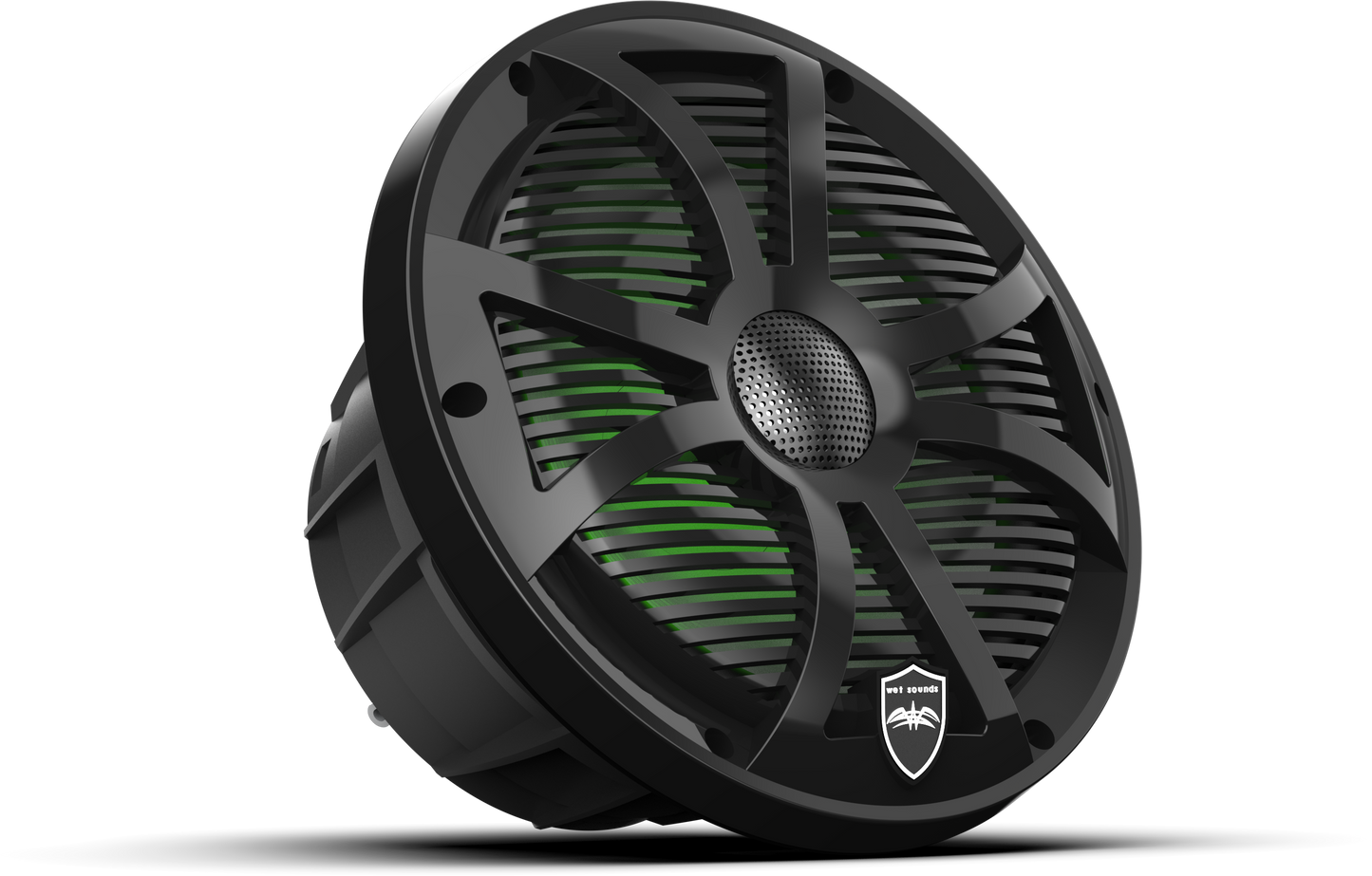 REVO 8 SW-B V3 | REVO Series 8-inch High-Output Component Style Coaxial Speakers w/ SW-Black RGB Grilles
