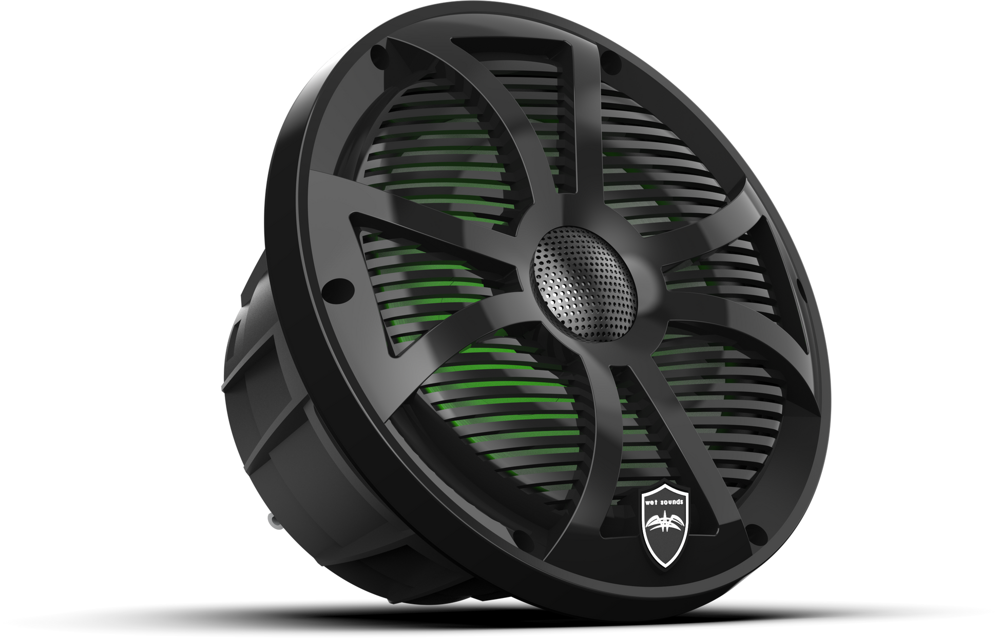 REVO 8 SW-B V3 | REVO Series 8-inch High-Output Component Style Coaxial Speakers w/ SW-Black RGB Grilles