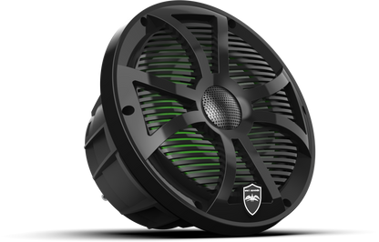 REVO 8 SW-B V3 | REVO Series 8-inch High-Output Component Style Coaxial Speakers w/ SW-Black RGB Grilles