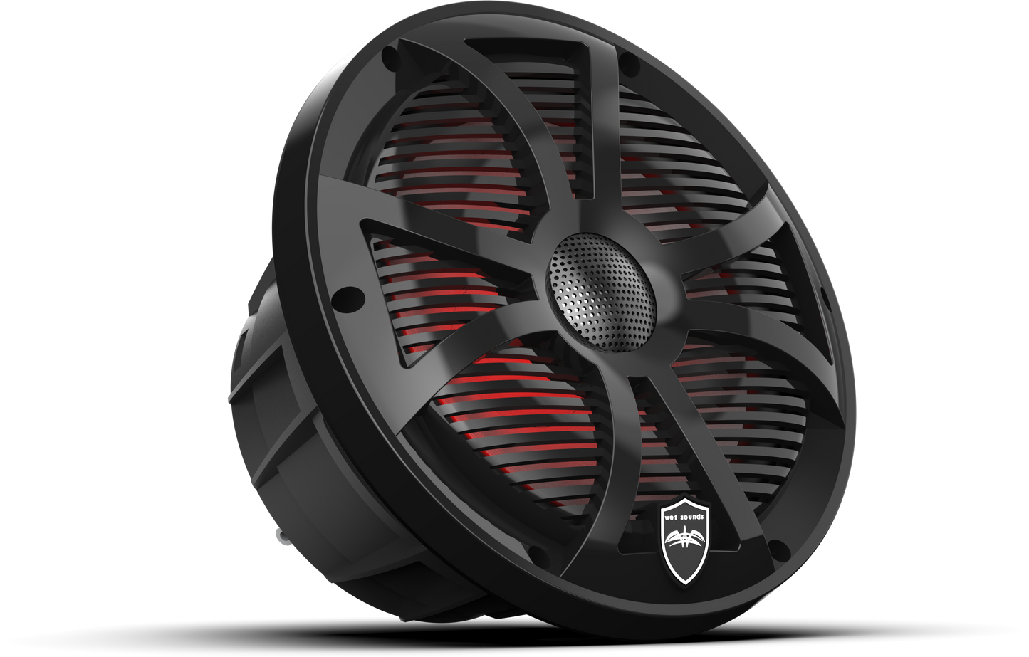 REVO 8 SW-B V3 | REVO Series 8-inch High-Output Component Style Coaxial Speakers w/ SW-Black RGB Grilles