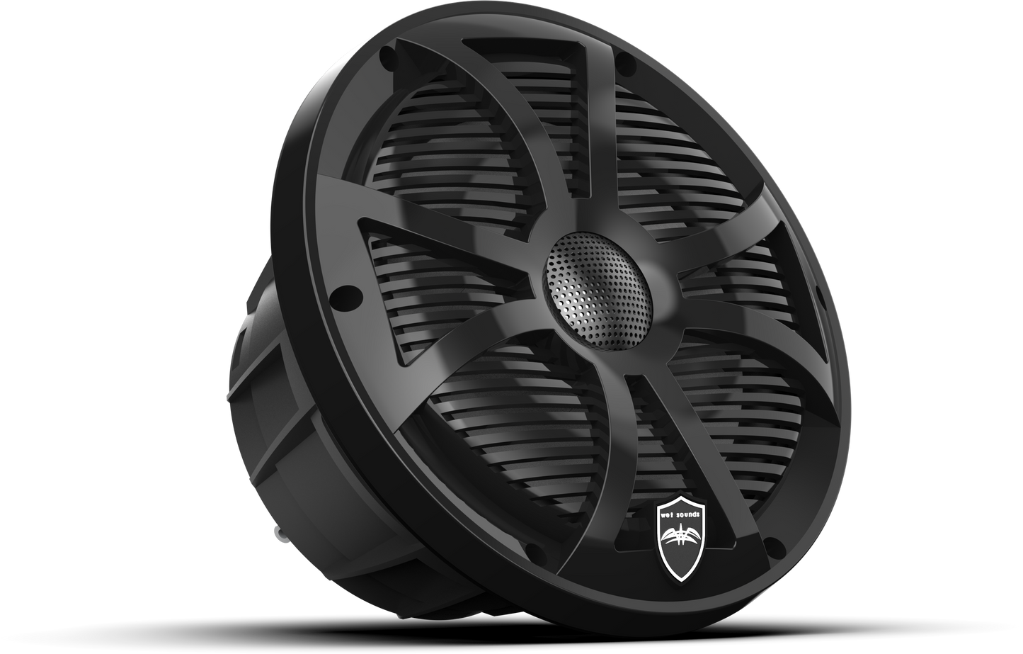 REVO 8 SW-B V3 | REVO Series 8-inch High-Output Component Style Coaxial Speakers w/ SW-Black RGB Grilles